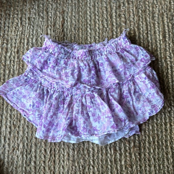Loveshack fancy skirt | purple flowers - Picture 1 of 4